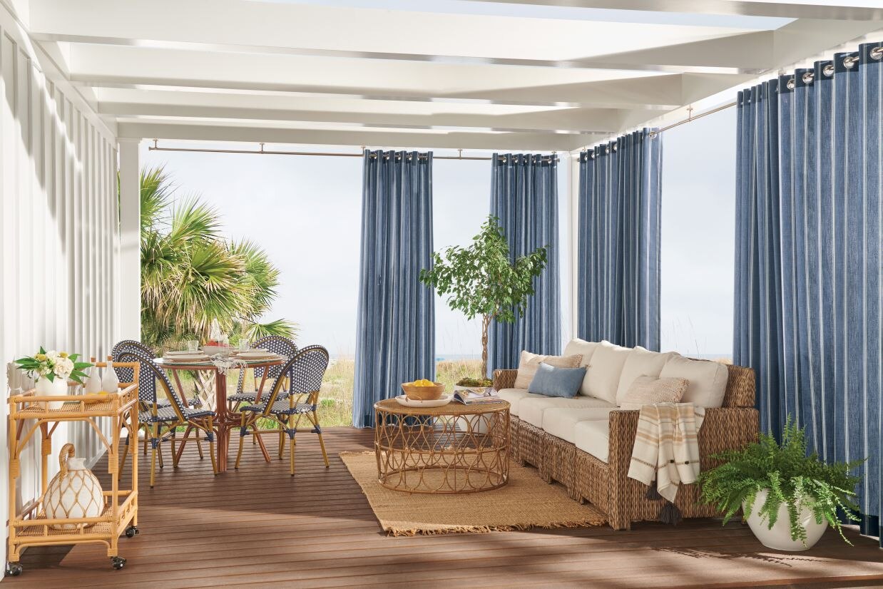 Bali: Outdoor Drapery Panel